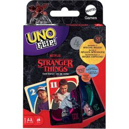 Mattel Games Collection - STRANGER THINGS UNO FLIP! CARD GAME (Includes 2 Special Rules!)