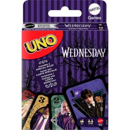 Mattel Games Collection - WEDNESDAY UNO CARD GAME (Includes a Special Rule!)