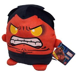 Mattel Marvel - Cuutopia Squishy Stuffed Animal Plush - RED HULK (7 inch)