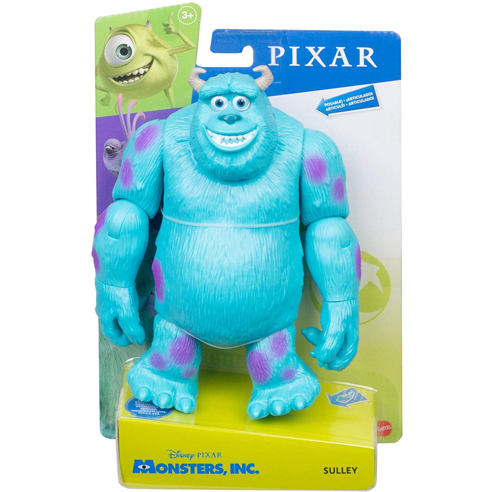 Mattel - Disney Pixar Articulated Action Figures - SULLEY (Monsters Inc)(8 inch) GNX77
