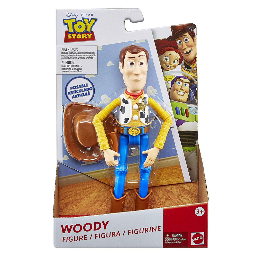 Mattel - Disney Pixar's Toy Story - Articulated Action Figure - WOODY (7 inch)
