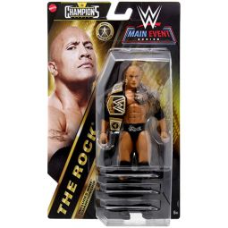 Mattel - WWE Champions [Main Event Series] Action Figure - THE ROCK (6 inch)