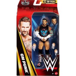 Mattel - WWE Elite Collection Top Picks Action Figure - CM PUNK (6 inch)