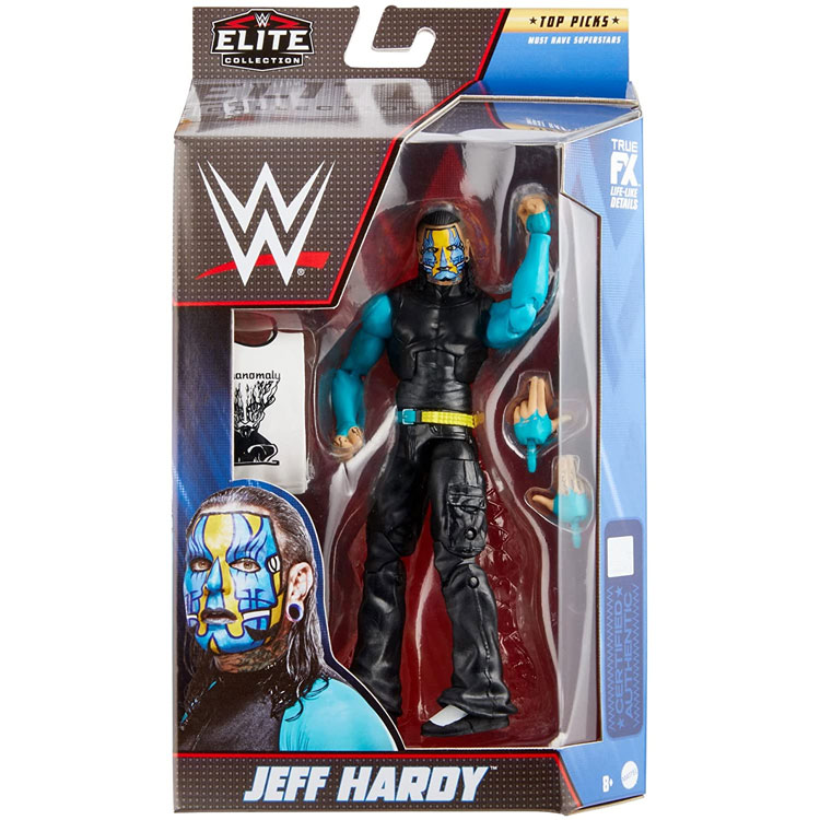 Mattel WWE Elite Collection Top Picks Action Figure JEFF HARDY (6