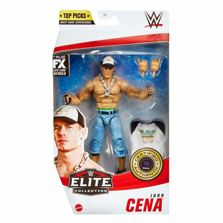 Mattel - WWE Elite Collection Top Picks Action Figure - JOHN CENA (6 inch) GVC03
