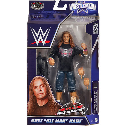 Mattel - WWE Elite Collection Wrestlemania Action Figure - BRET 'HIT MAN' HART (7 inch) HDD86