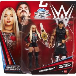 Mattel - WWE Main Event Showdown Figure Set - LIV MORGAN & 'DIRTY' DOMINIK MYSTERIO [Series #25]