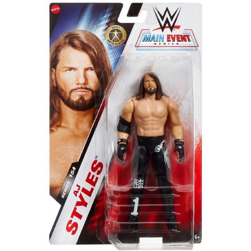 Mattel - WWE Series 154 [Main Event Series] Action Figure - AJ STYLES (6 inch)