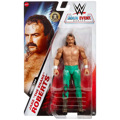 Mattel - WWE Series 154 [Main Event Series] Action Figure - JAKE THE SNAKE ROBERTS (6 inch)