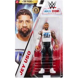 Mattel - WWE Top Picks [Main Event Series] Posable Action Figure - JEY USO (6 inch)