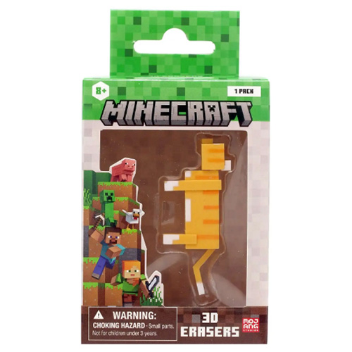 Minecraft 3D Eraser - CAT [2.25 inch]