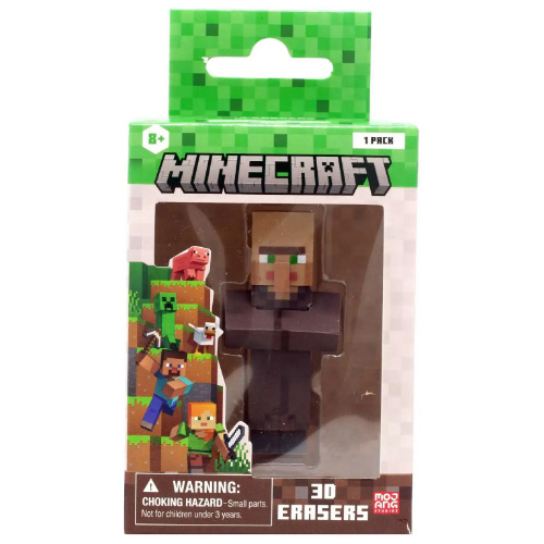 Minecraft 3D Eraser - VILLAGER [2.25 inch]