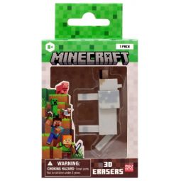 Minecraft 3D Eraser - WOLF [2.25 inch]