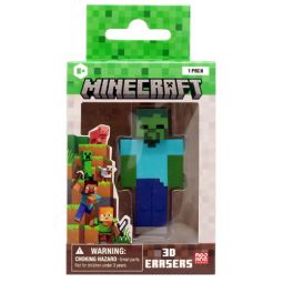 Minecraft 3D Eraser - ZOMBIE [2.25 inch]