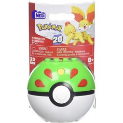 MEGA Pokemon Pokeball Set S20 - FENNEKIN in Friend Ball (32 Pieces) HWR21