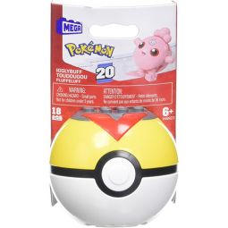MEGA Pokemon Pokeball Set S20 - IGGLYBUFF in Level Ball (18 Pieces) HWR23