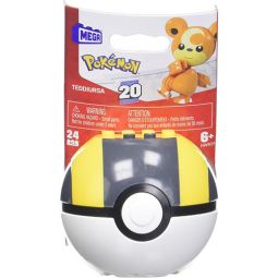 MEGA Pokemon Pokeball Set S20 - TEDDIURSA in Ultra Ball (24 Pieces) HWR24