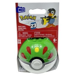 MEGA Pokemon Pokeball Set S23 - WATTREL in Friend Ball (25 Pieces) JCT22