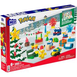 MEGA Pokemon Building Toy Set - 24-DAY HOLIDAY CALENDAR [202 Pieces] GYG99