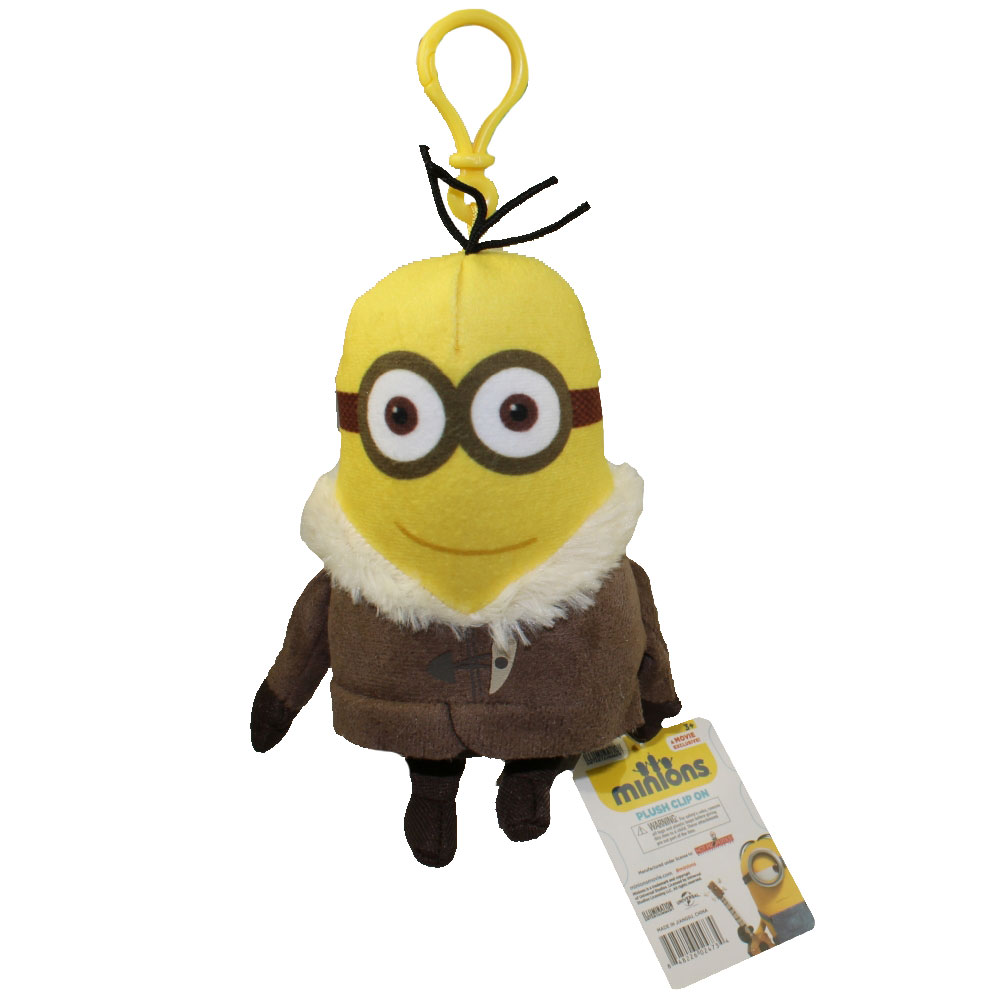 Minions Movie - Plush Backpack Clip - PARKA KEVIN (6 inch)