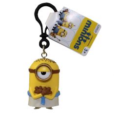 Minions Movie - PVC Figurine Backpack Clip - EGYPTIAN STUART (2 inch)