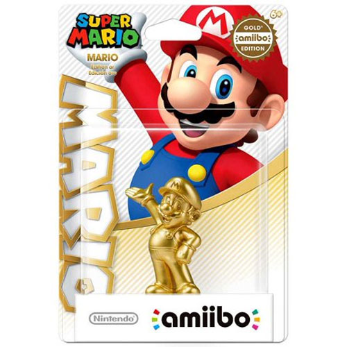 Nintendo Amiibo Figure - Super Mario - MARIO (Gold Edition)