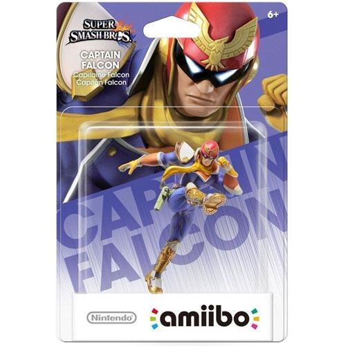 Nintendo Amiibo Figure - Super Smash Bros. - CAPTAIN FALCON (F-Zero)