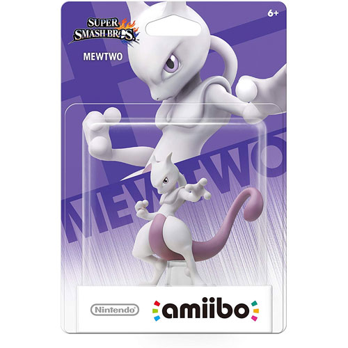 Nintendo Amiibo Figure - Super Smash Bros. - MEWTWO (Pokemon)
