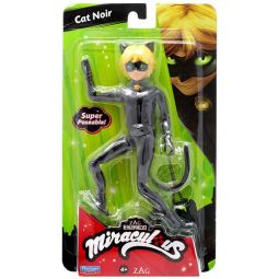 Playmates Toys - Zag Heroez Miraculous Poseable Figure - CAT NOIR [5 inch]