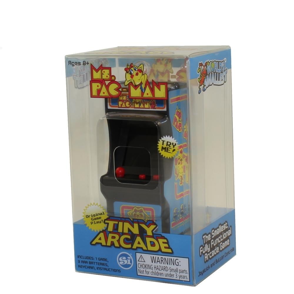 Super Impulse - Tiny Arcade Cabinet Keychain - MS. PAC-MAN (Batteries Included)