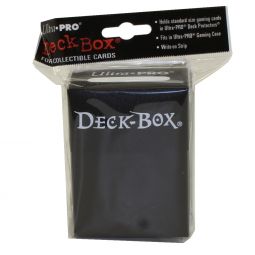 Trading Card Supplies - Ultra Pro DECK BOX - BLACK