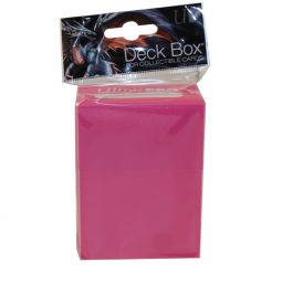 Trading Card Supplies - Ultra Pro DECK BOX - BRIGHT PINK