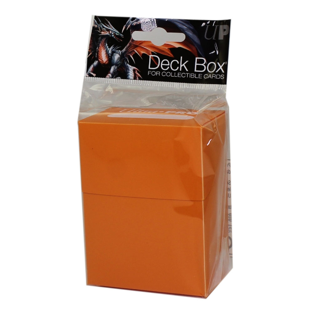 Trading Card Supplies - Ultra Pro DECK BOX - ORANGE