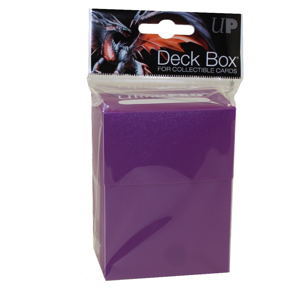 Trading Card Supplies - Ultra Pro DECK BOX - PLUM (Purple)