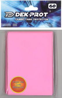 Trading Card Supplies - Dek-Prot DECK PROTECTORS - CORAL PINK (60 Pack)
