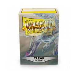 Trading Card Supplies - Dragon Shield Sleeves Box - CLEAR (Classic)(Standard Size - 100 Count)