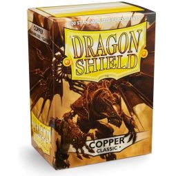 Trading Card Supplies - Dragon Shield Sleeves Box - COPPER (Classic)(Standard Size - 100 Count)