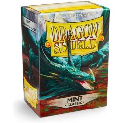 Trading Card Supplies - Dragon Shield Sleeves Box - MINT (Classic)(Standard Size - 100 Count)