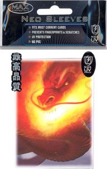 Trading Card Supplies - Max Neo DECK PROTECTORS - INFERNO (50 pack - Standard Size)
