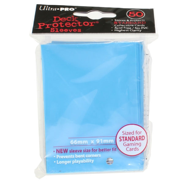 Trading Card Supplies Ultra Pro DECK PROTECTORS LIGHT BLUE (50 pack