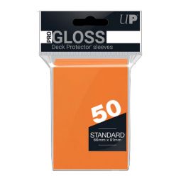 Trading Card Supplies - Ultra Pro DECK PROTECTORS - ORANGE (50 pack)