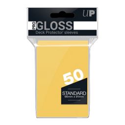 Trading Card Supplies - Ultra Pro DECK PROTECTORS - YELLOW (50 pack)