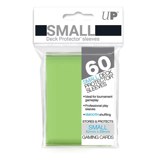 Trading Card Supplies - Ultra Pro DECK PROTECTORS - LIME GREEN (60 pack - Small Size)