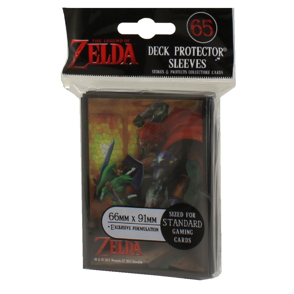 Trading Card Supplies - Legend of Zelda - LINK vs. GANON DECK PROTECTORS (65 Sleeves - Standard Size