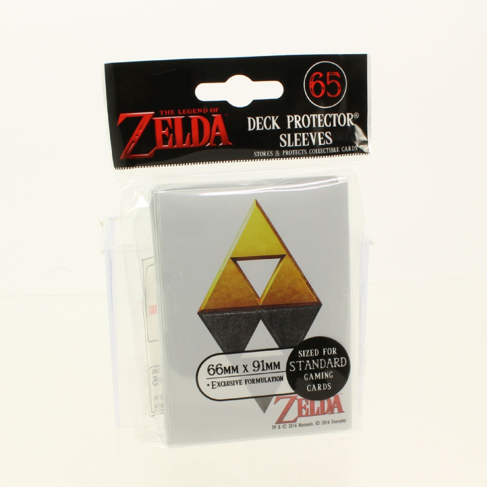 Trading Card Supplies - Legend of Zelda - TRI-FORCE DECK PROTECTORS (65 Sleeves - Standard Size)