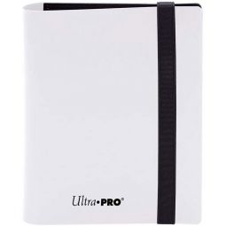 Trading Card Supplies - Ultra Pro Eclipse 2-Pocket PRO-Binder Portfolio - ARCTIC WHITE (Holds 80 Car