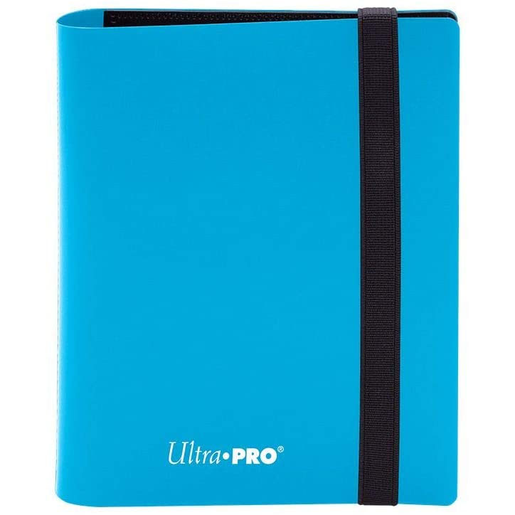 Trading Card Supplies - Ultra Pro Eclipse 2-Pocket PRO-Binder Portfolio - SKY BLUE (Holds 80 Cards)