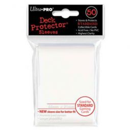 Trading Card Supplies - Ultra Pro DECK PROTECTORS - WHITE (50 pack)