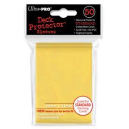 Trading Card Supplies - Ultra Pro DECK PROTECTORS - YELLOW (50 pack)