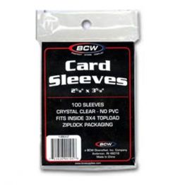 Trading Card Supplies - SOFT SLEEVES ( 1000 Soft Plastic Sleeves - 10 Packs )